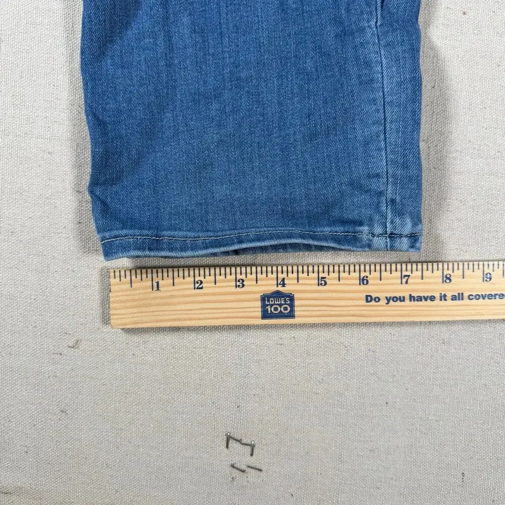 34 Heritage Courage Mens Mid Rise Straight Leg Jeans Medium Wash Blue 36x34